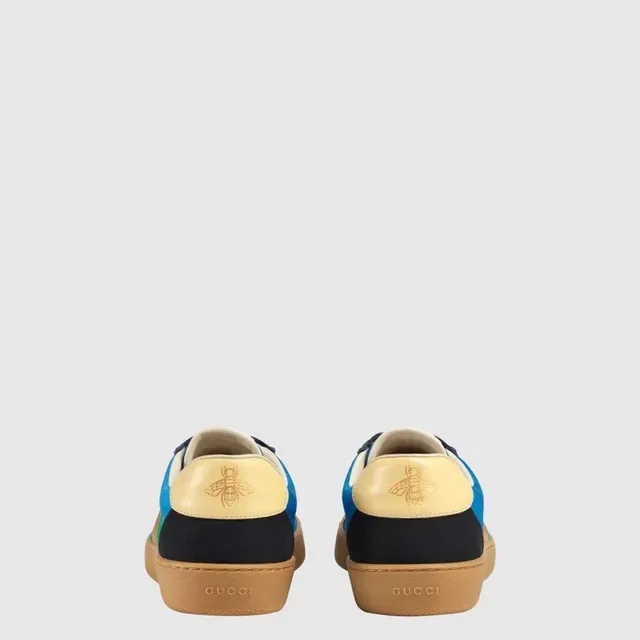 Gucci Tennis 1977 Blue Navy Red Green Web Stripe Lifestyle Sneakers 3