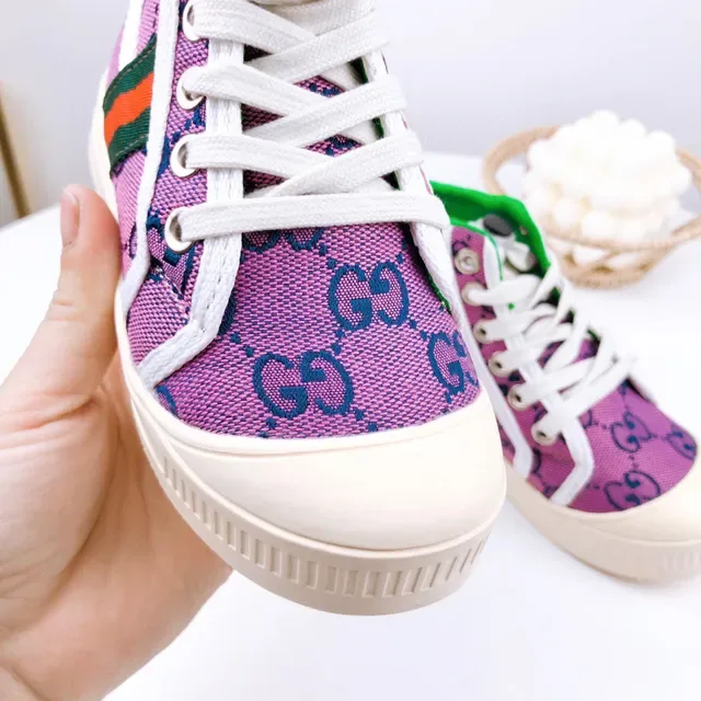 Gucci Tennis 1977 GG Monogram High-Top Lifestyle Sneakers 22