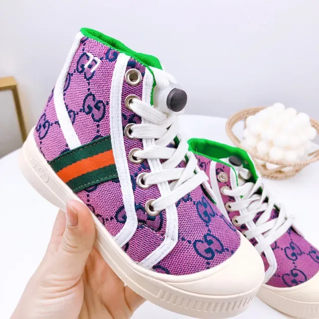 Gucci Tennis 1977 GG Monogram High-Top Lifestyle Sneakers 24