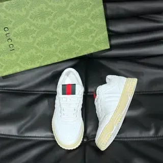 Gucci Tennis 1977 White and Cream Lifestyle Sneakers