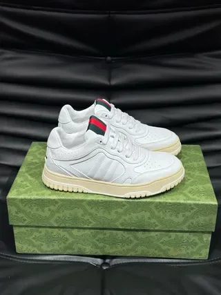 Gucci Tennis 1977 White and Cream Lifestyle Sneakers 2