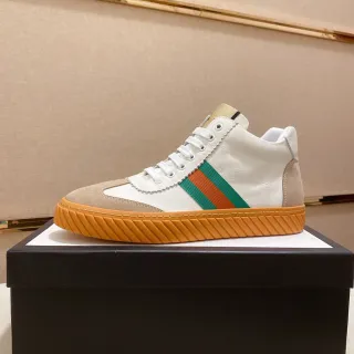 Gucci Tennis 1977 أبيض بيج أخضر أحمر ويب حذاء لايف ستايل
