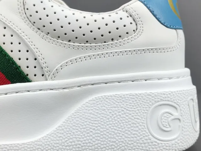 Gucci Tennis 1977 White Green Red Web Lifestyle Sneakers 5