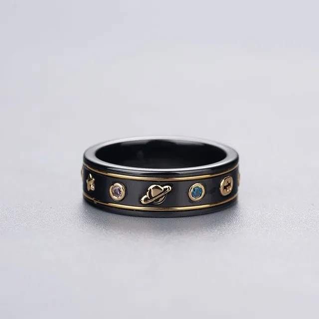 Gucci White Gold Ceramic Ring 4