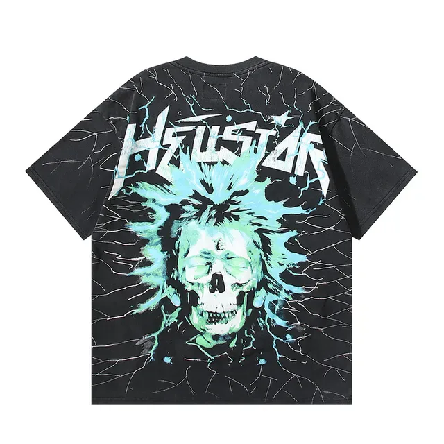 Hellstar Electric Hair Graphic Print Black T-Shirt 6