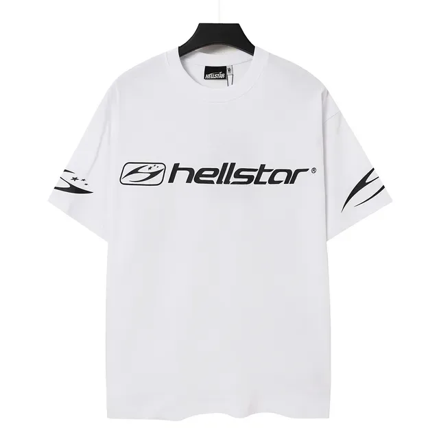 Hellstar Graphic Print Black-and-White T-Shirt 3