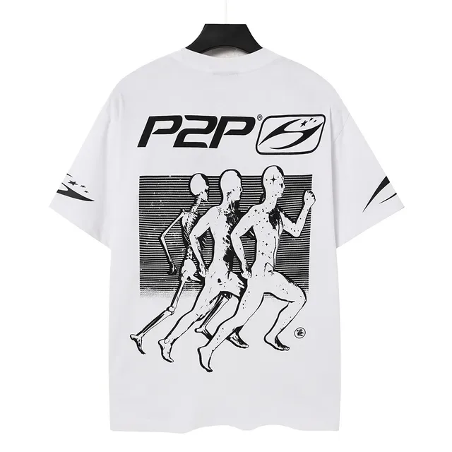 Hellstar Graphic Print Black-and-White T-Shirt 4