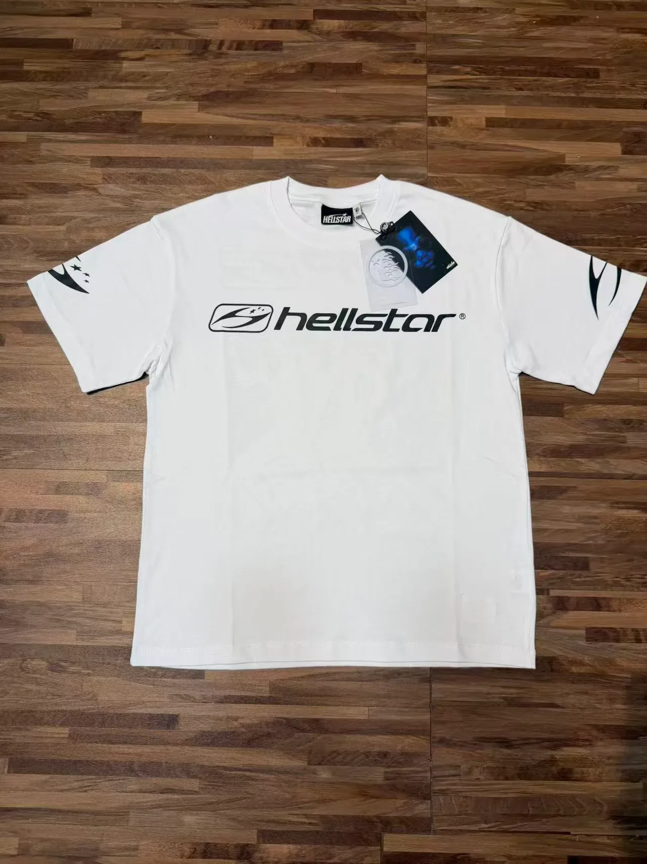 Hellstar Graphic Print Black-and-White T-Shirt 6