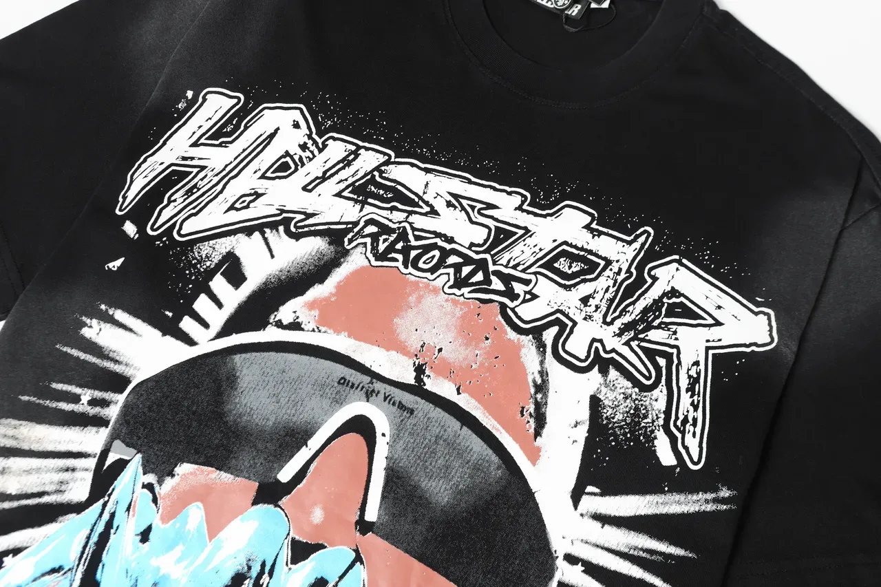 Hellstar Graphic Print Oversized Black T-Shirt 4