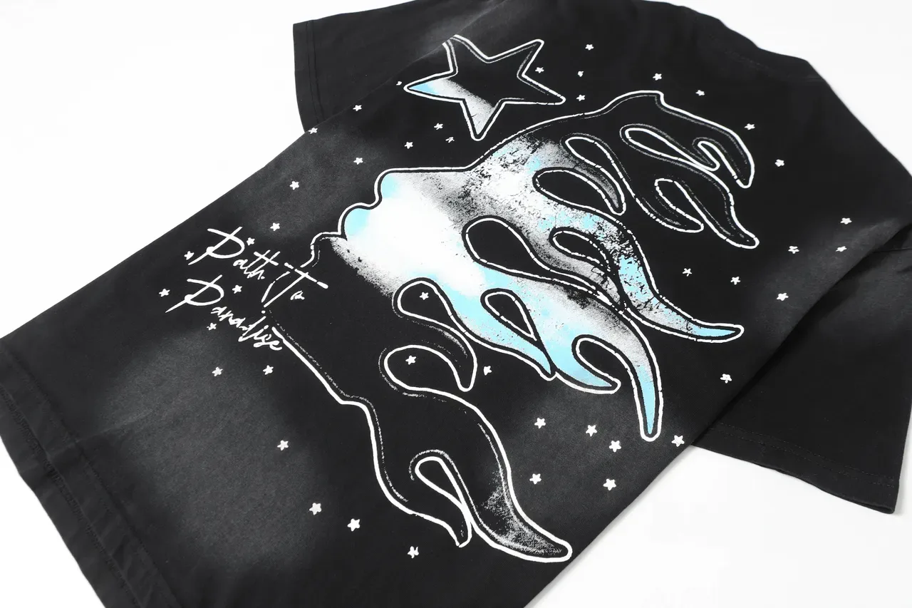 Hellstar Graphic Print Oversized Black T-Shirt 8