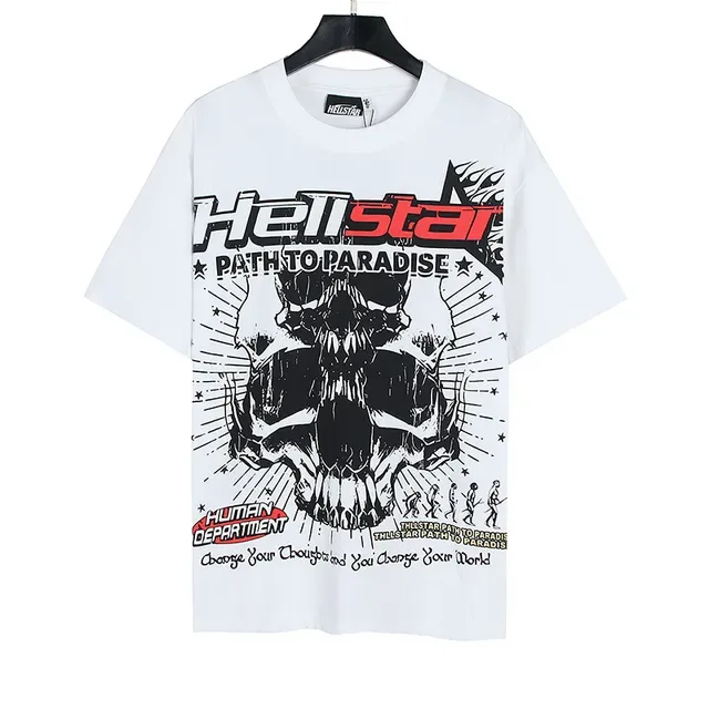 Hellstar 图案印花宽松T恤 6