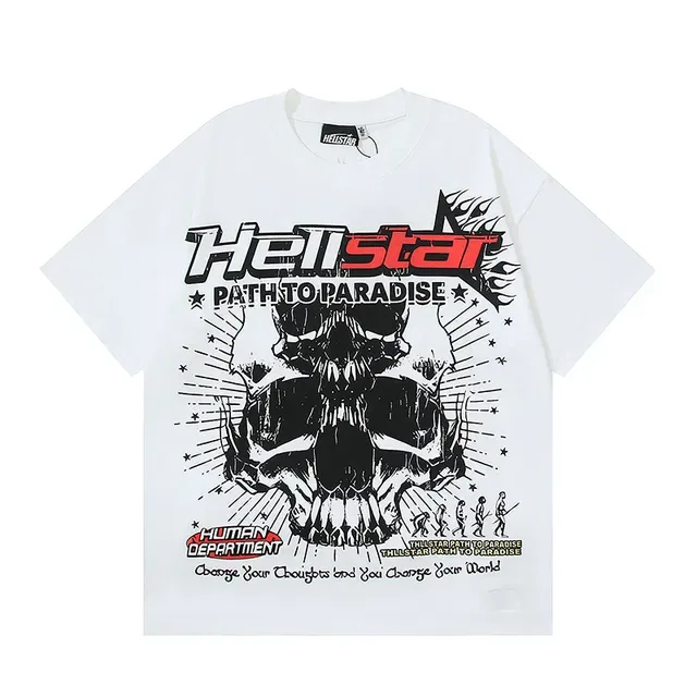 Hellstar 图案印花宽松T恤 11