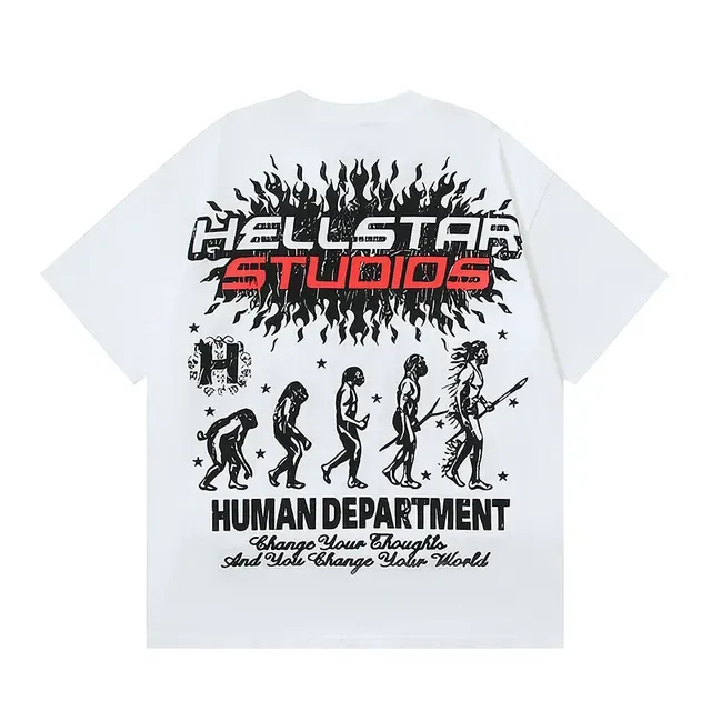 Hellstar 图案印花宽松T恤 12