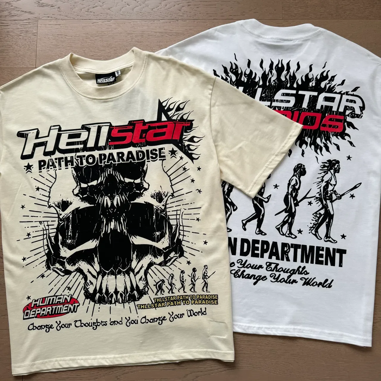Hellstar 图案印花宽松T恤 13