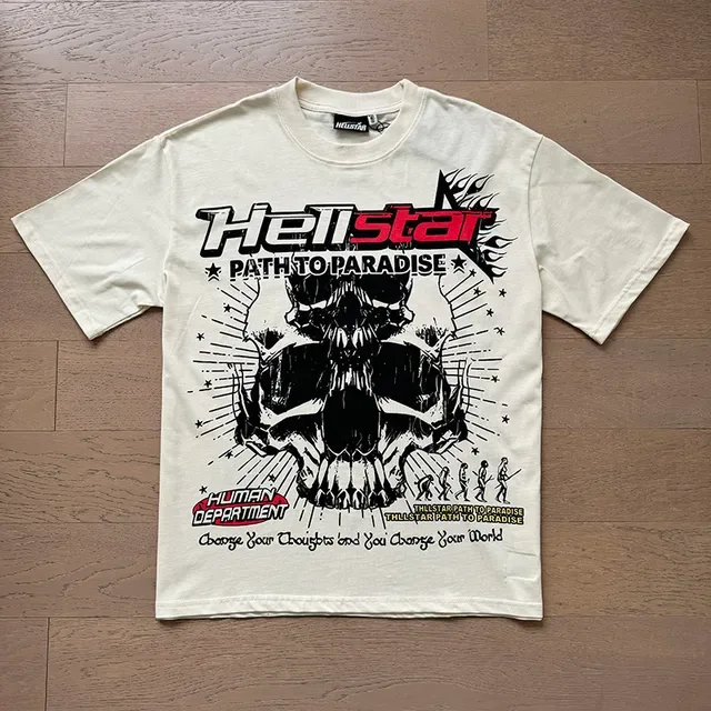 Hellstar 图案印花宽松T恤 16