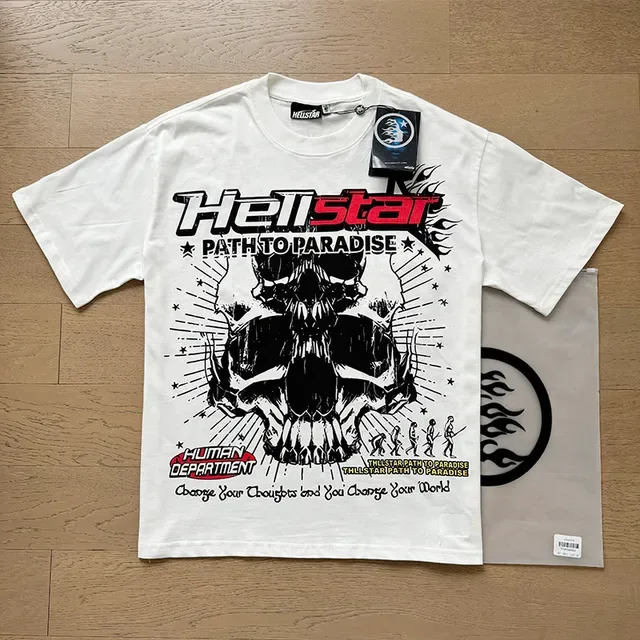 Hellstar 图案印花宽松T恤 18