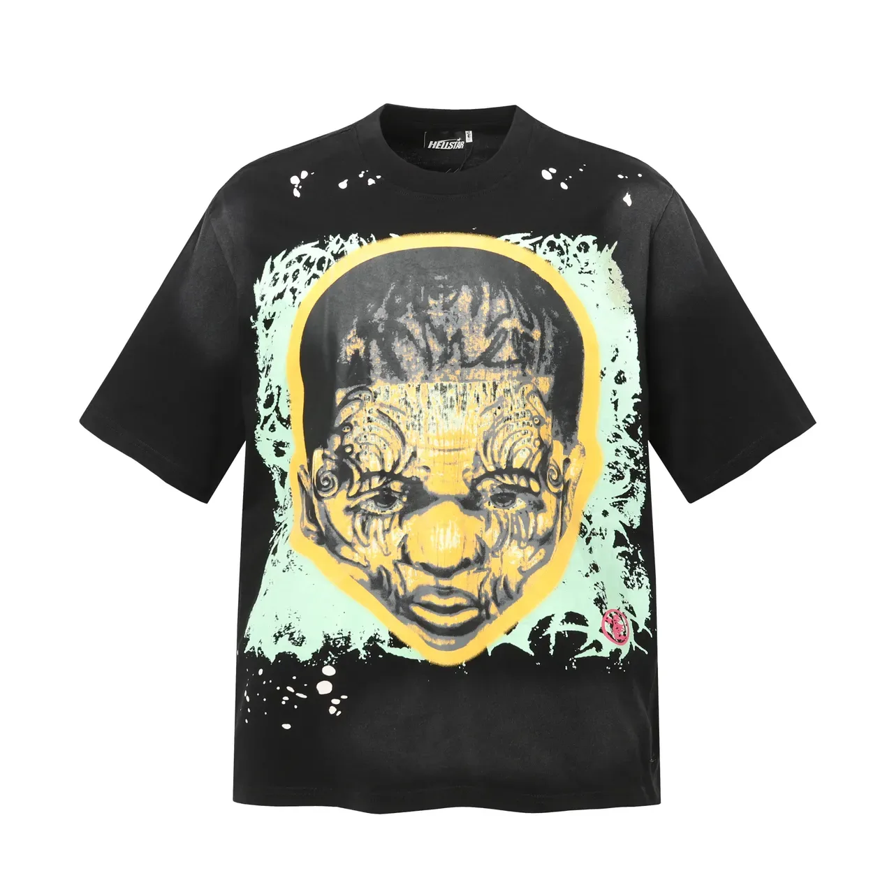 Hellstar New Testament Graphic Print Oversized T-Shirt 2