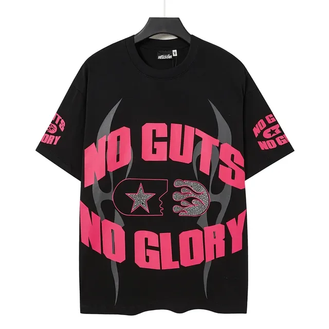 Hellstar No Guts No Glory Graphic Print T-Shirt 7