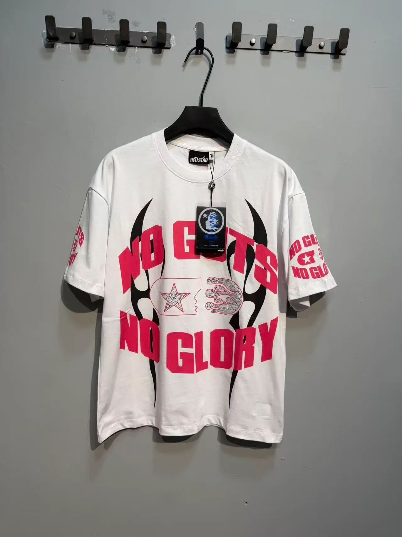 Hellstar No Guts No Glory Graphic Print T-Shirt 11