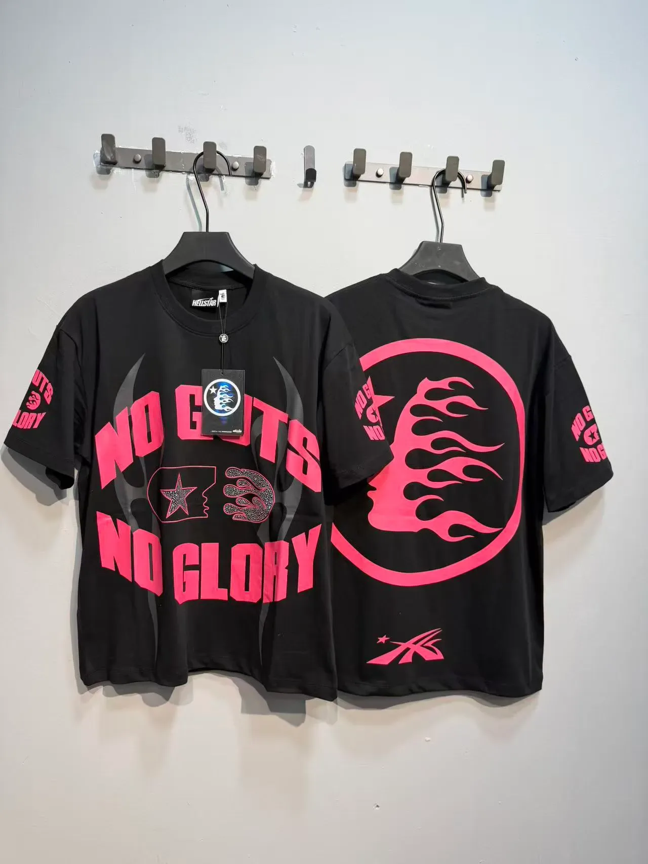 Hellstar No Guts No Glory Graphic Print T-Shirt 13