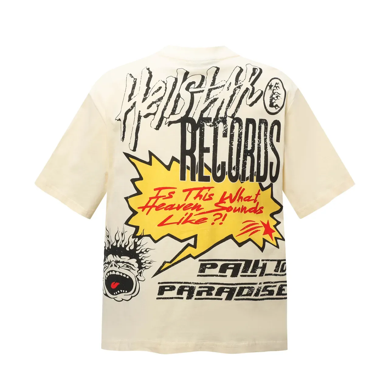 تي شيرت أوفرسايز بطباعة جرافيك Hellstar Records 7