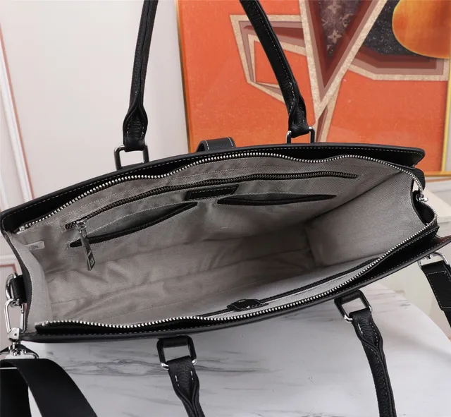 Hermès Herbag Black Pebbled Leather Tote Bag 7