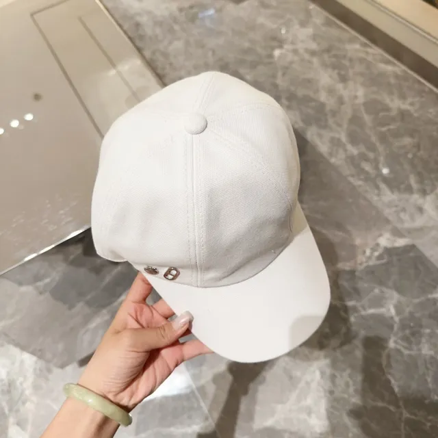 Hermès White Canvas Snap-Back Baseball Cap 6