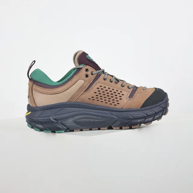 Hoka Chaussures Beige Vert Perforées daim doublées GORE-TEX 7