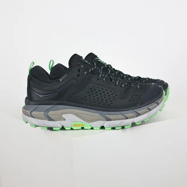 Hoka Speedgoat GORE-TEX Tênis de trail running preto lima verde 3