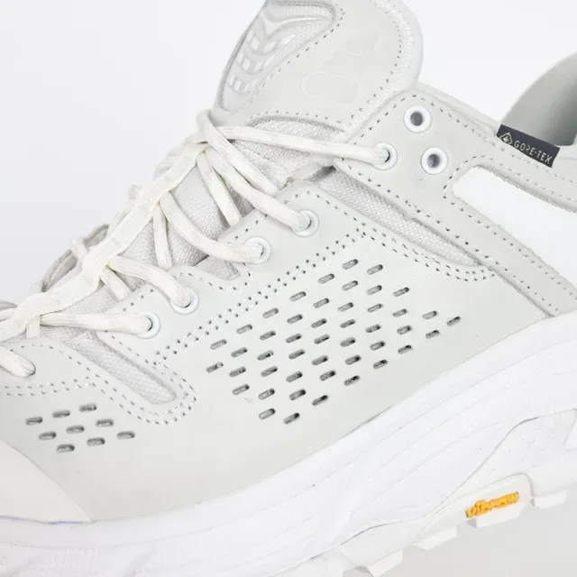 Hoka Trail Sneaker Branco e Cinza Claro Lifestyle Sneakers 6
