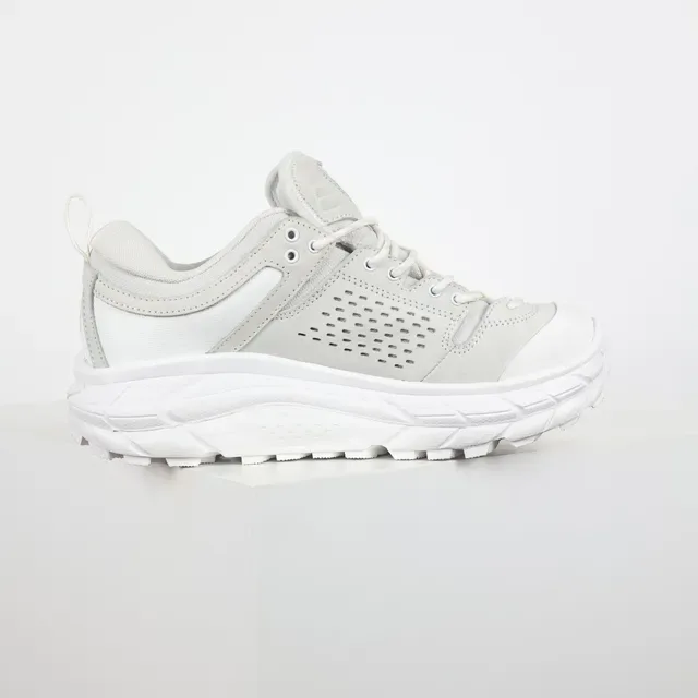Hoka Trail Sneaker Branco e Cinza Claro Lifestyle Sneakers 7