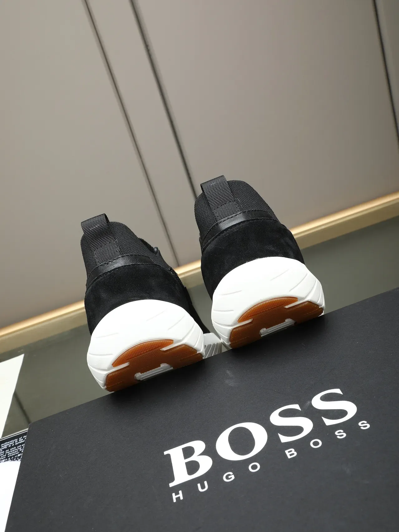 Hugo Boss Black Knit Lifestyle Sneaker 4