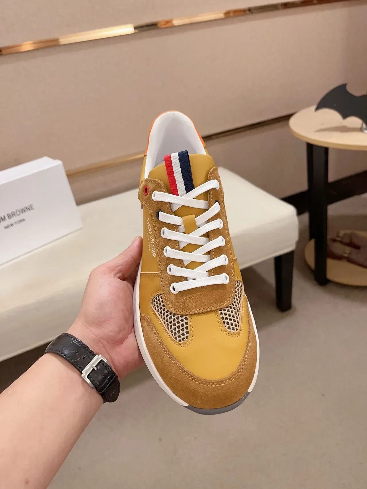 IH NOM UH NIT Mustard and Orange Lifestyle Sneakers 2