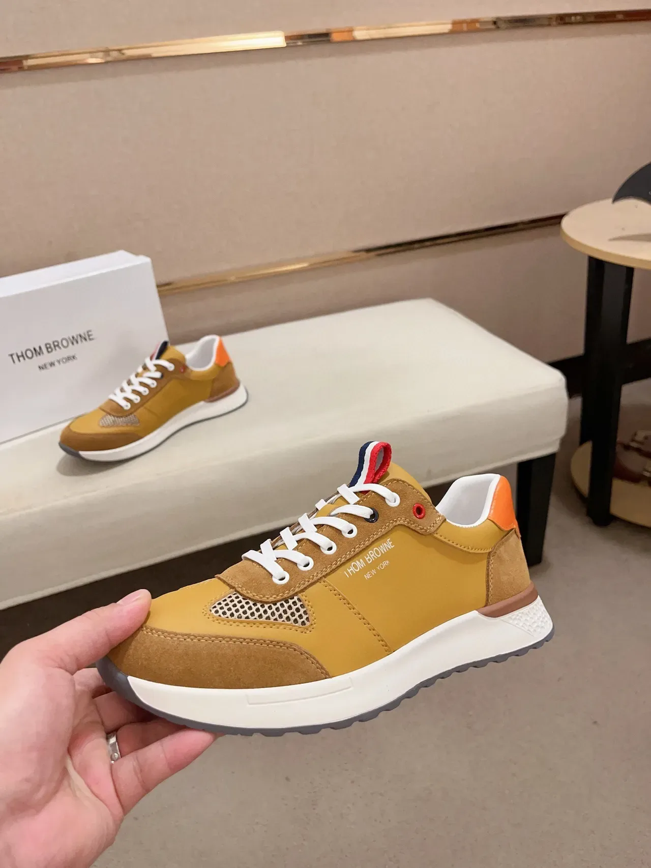 IH NOM UH NIT Mustard and Orange Lifestyle Sneakers 3