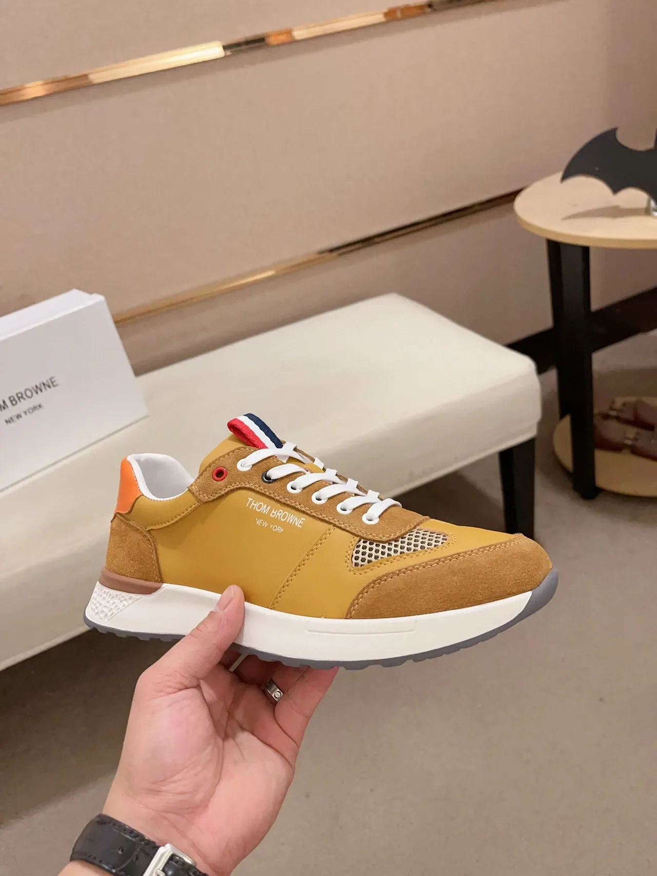 IH NOM UH NIT Mustard and Orange Lifestyle Sneakers 4