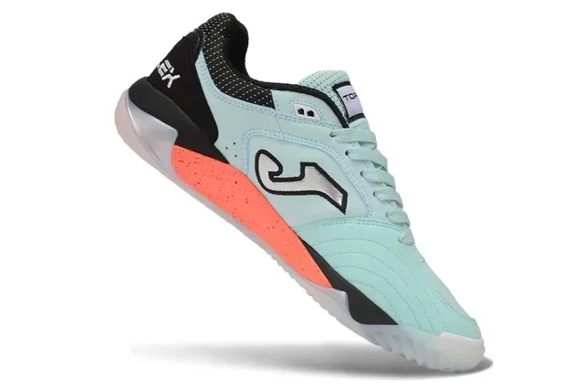 Joma Blue Orange Low-Top Perforated Mesh Upper Sneakers 2