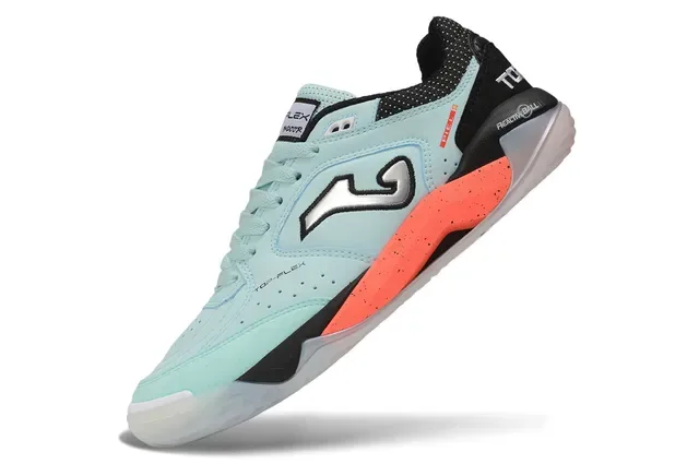 Joma Blue Orange Low-Top Perforated Mesh Upper Sneakers 3