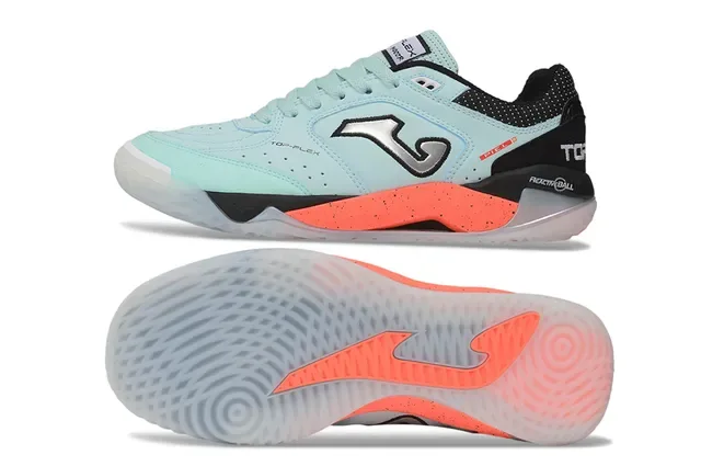 Joma Blue Orange Low-Top Perforated Mesh Upper Sneakers 6