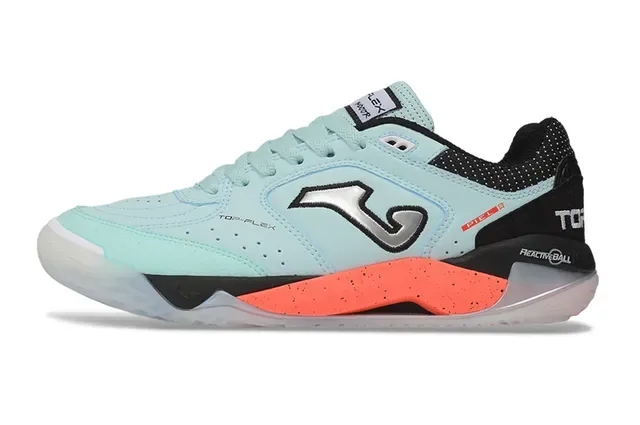 Joma Blue Orange Low-Top Perforated Mesh Upper Sneakers 7