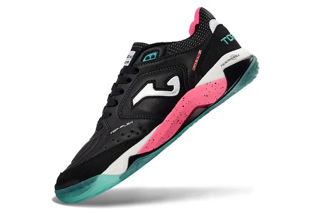 Joma Flex Black Pink Low-Top Perforated Mesh Upper Lifestyle Sneakers 3