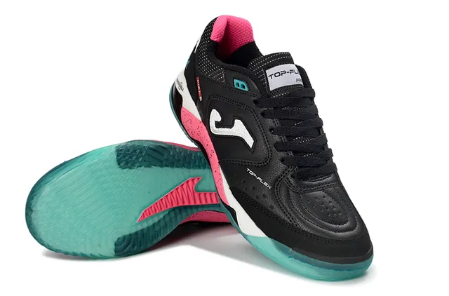 Joma Flex Black Pink Low-Top Perforated Mesh Upper Lifestyle Sneakers 4