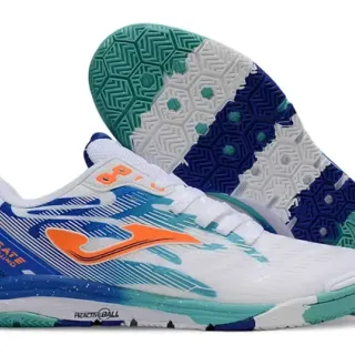 Joma Regate White Blue Low-Top Breathable Mesh Upper Sneakers