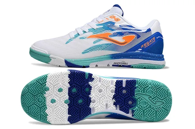 Joma Regate White Blue Low-Top Breathable Mesh Upper Sneakers 6