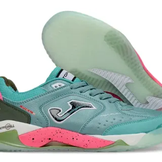 Joma Top-Flex ReactiveBall Teal Pink Olive Lifestyle Sneakers