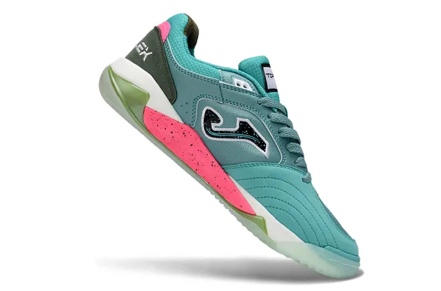 Joma Top-Flex ReactiveBall Teal Pink Olive Lifestyle Sneakers 2