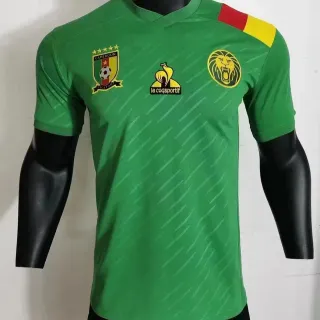 Le Coq Sportif Cameroon National Team Green Red Yellow Jersey