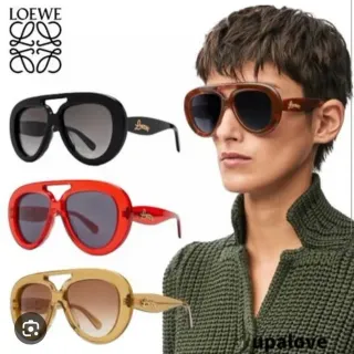 Loewe Anagram Aviador Oversized Gafas de Sol de Acetato