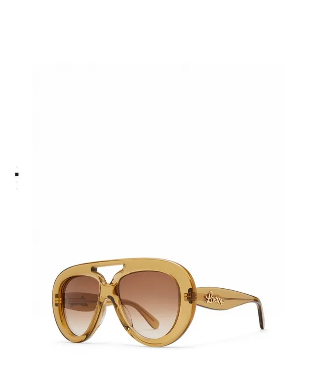 Loewe Anagram Aviator Oversized Acetate Sunglasses 2