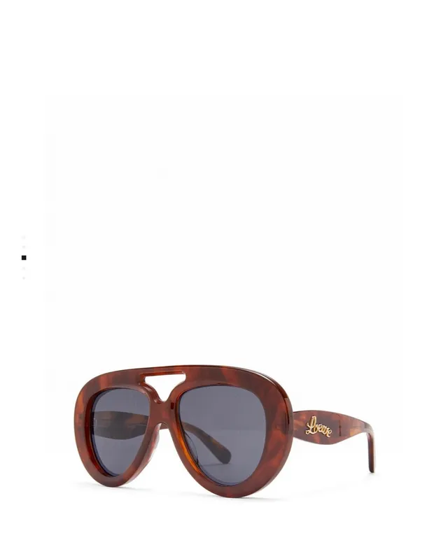 Loewe Anagram Aviator Oversized Acetate Sunglasses 5