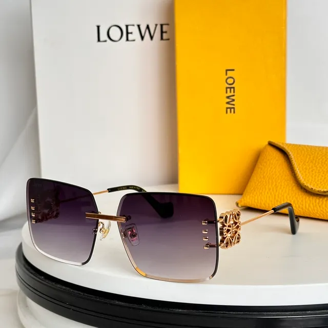 Loewe Anagram Rimless Gradient Sunglasses 6